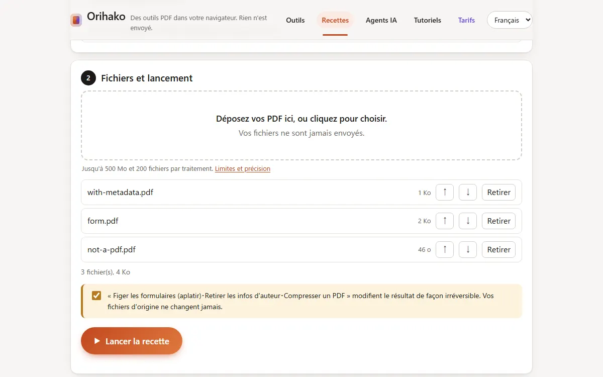 Un traitement en cours